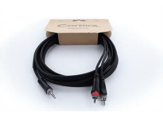 Cordial Cable Y Mini-Jack Estéreo / 2 Rca 1 M