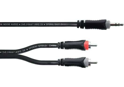 Cordial Cable Y Mini-Jack Estéreo / 2 Rca 1 M