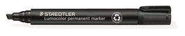 Staedtler Rotulador Permanente Lumocolor 350 Punta Biselada Negro