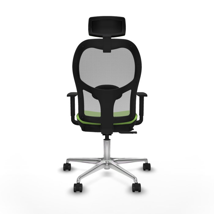 PIQUERAS Y CRESPO Silla de oficina Jorquera Sincro/Traslack Pistacho y Gris