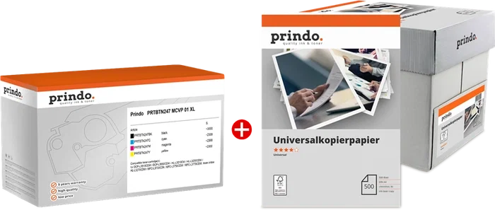 Prindo Value Pack Classic XL Negro, Cian, Magenta, Amarillo y Blanco Prindo Value Pack Classic XL Negro, Cian, Magenta, Amarillo y Blanco