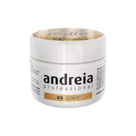Andreia Gel Paint Gold 03 4 ml Gel de pintura para decorar uñas