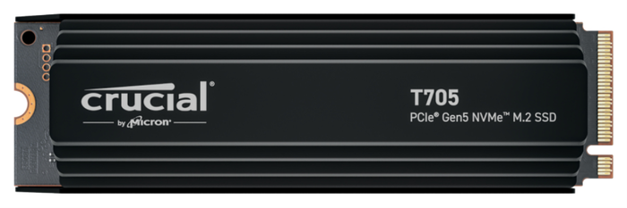 Crucial T705 SSD 2TB PCIe Gen5 NVMe M.2 Crucial T705 SSD 2TB PCIe Gen5 NVMe M.2