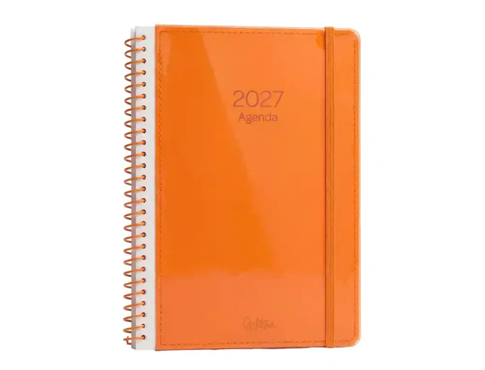 Liderpapel Agenda de oficina 2027 Espiral Neon Día por Página A5 Naranja Liderpapel Agenda de oficina 2027 Espiral Neon Día por Página A5 Naranja