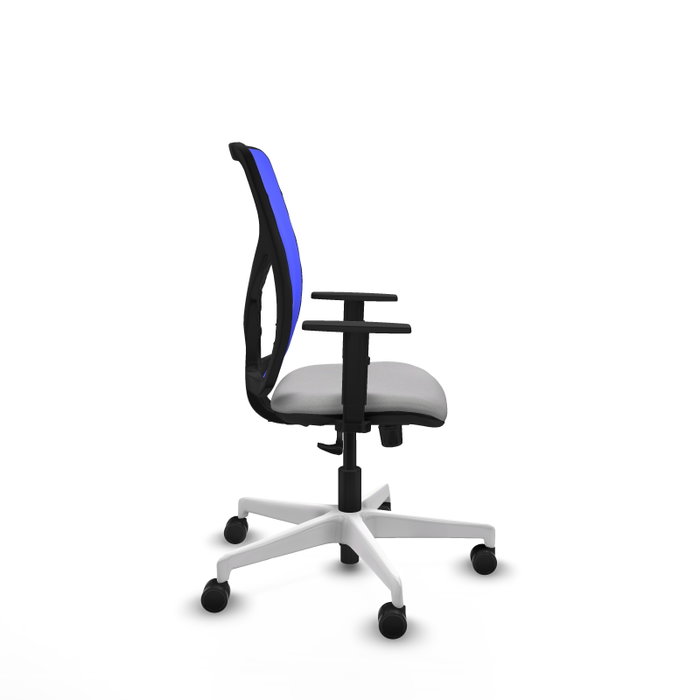 PIQUERAS Y CRESPO Silla de oficina Motilla con mecanismo Sincro, Gris claro y Azul PIQUERAS Y CRESPO Silla de oficina Motilla con mecanismo Sincro, Gris claro y Azul