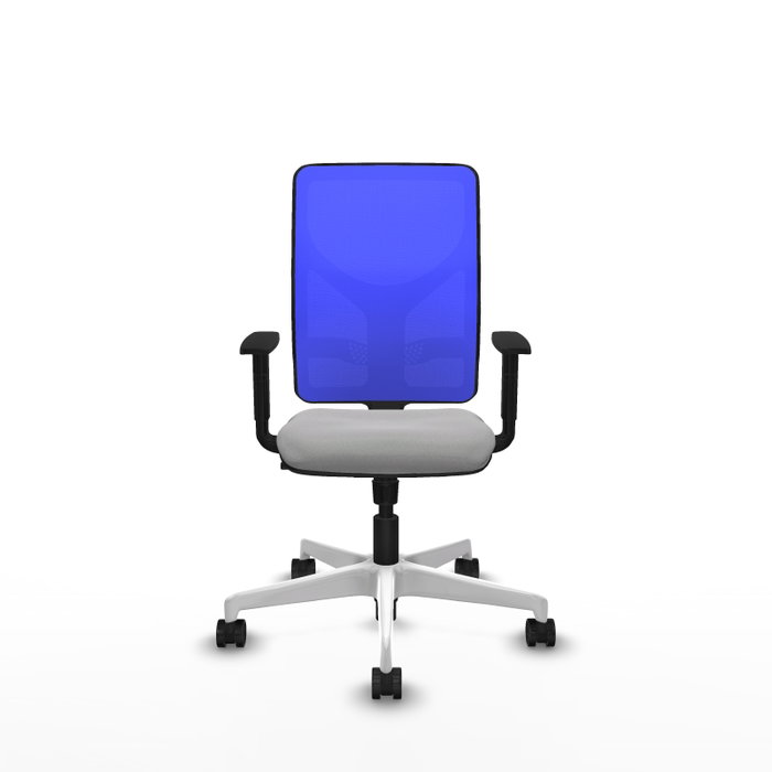 PIQUERAS Y CRESPO Silla de oficina Motilla con mecanismo Sincro, Gris claro y Azul PIQUERAS Y CRESPO Silla de oficina Motilla con mecanismo Sincro, Gris claro y Azul