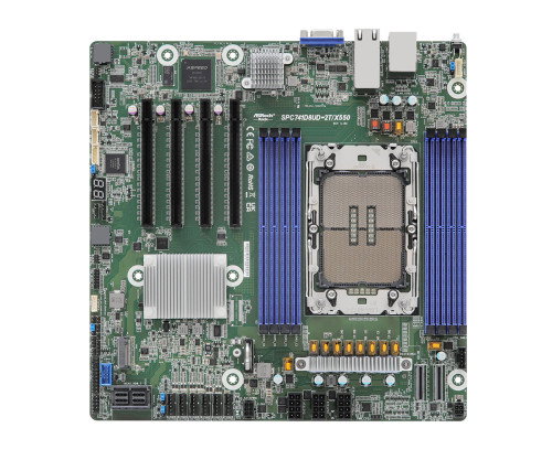 ASRock SPC741D8UD-2T/X550 Micro ATX Intel C741 LGA 4677 ASRock SPC741D8UD-2T/X550 Micro ATX Intel C741 LGA 4677