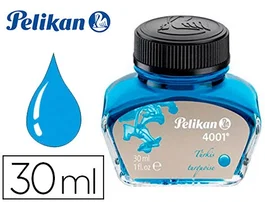 Pelikan 4001 Tinta Estilografica Turquesa Bote 30 ml
