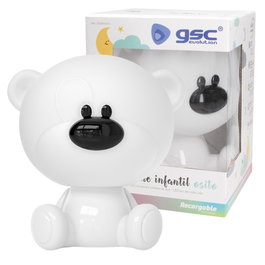 GSC Evolution Luz de noche infantil LED Osito RGB + luz día Blanco