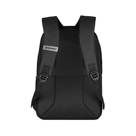Wenger BQ Mochila para Portátil de 16 pulgadas, Negro