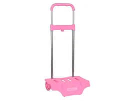 Carro Portamochilas - Carro para Mochilas y Equipaje Rosa, 300 x 230 x 525 mm