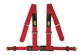 Omp Arnés Offroad 4 Puntos Racing 4M Rojo