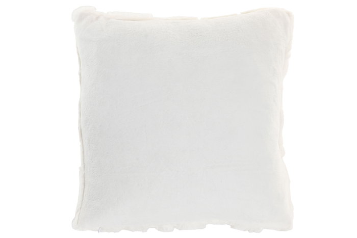 DKD Home Decor Pack de 2 Cojines de Poliéster 45x45 cm Crudo