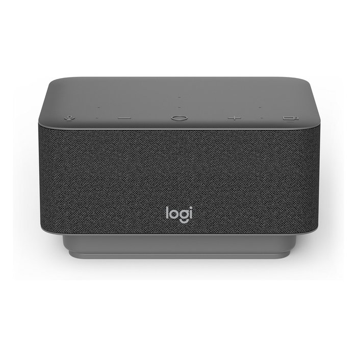 Logitech Logi Dock Focus Room Kit UC WW-9004: Sistema Videoconferencia Personal 4K Ultra HD 90 pps, Webcam BRIO, Zoom 5x, Color Grafito