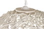 DKD Home Decor Lámpara de Techo de Madera Tronquitos Natural Blanco