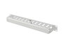 Lanberg Organizador de cables 1U 19 pulg gris con tapa tipo A