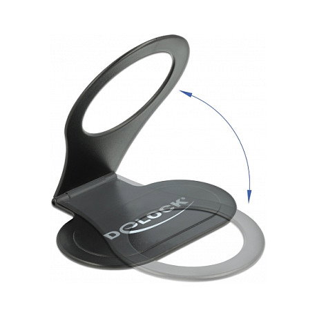 DeLOCK Soporte de carga de teléfono móvil para tomacorriente Negro DeLOCK Soporte de carga de teléfono móvil para tomacorriente Negro