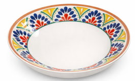 La Mediterranea Plato Hondo Arabig Meloso Brillante 21x5.3 cm (Pack de 24)
