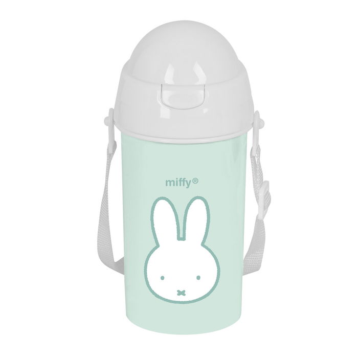 Botella con Tapa y Pajita Miffy Menta Menta PVC 500 ml Botella con Tapa y Pajita Miffy Menta Menta PVC 500 ml