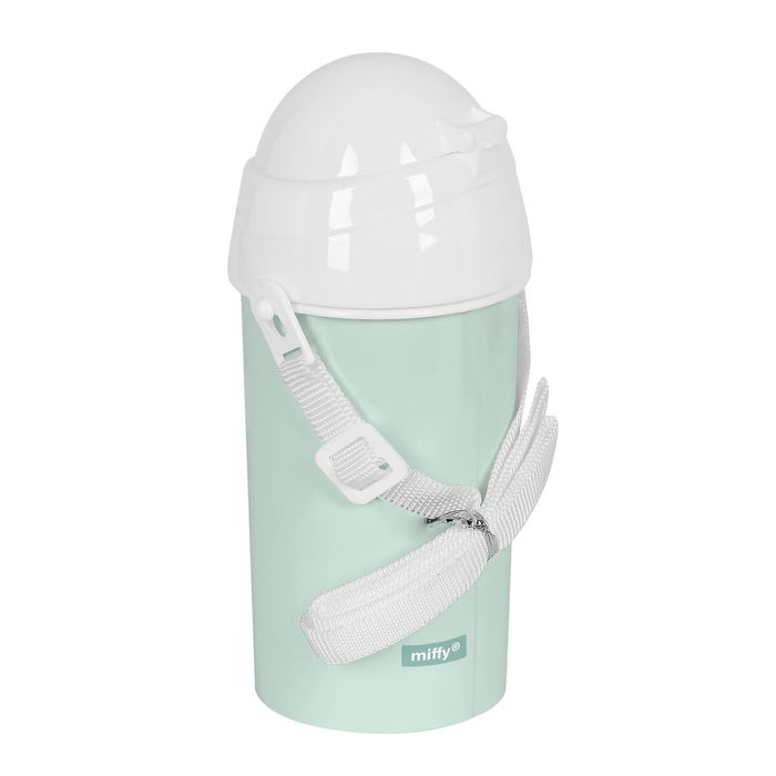 Botella con Tapa y Pajita Miffy Menta Menta PVC 500 ml Botella con Tapa y Pajita Miffy Menta Menta PVC 500 ml