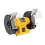 Powerplus Esmeriladora de banco 150 W, 2980 RPM, con 2 muelas abrasivas de Ø150 mm (g36 y g60), cable 2 m, para afilar herramientas