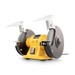 Powerplus Esmeriladora de banco 150 W, 2980 RPM, con 2 muelas abrasivas de Ø150 mm (g36 y g60), cable 2 m, para afilar herramientas