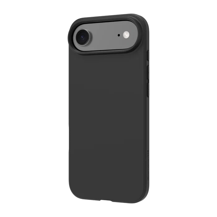 Dbramante1928 Greenland Funda para iPhone 17 Air, Negro, Plástico Reciclado, Resistente a Golpes y Carga Inalámbrica