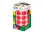 Liderpapel Gomets autoadhesivos círculos rojos 20 mm rollo de 2000 unidades