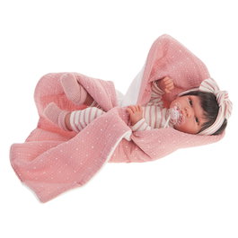 Muñecas Antonio Juan Muñeca Recien Nacida Baby Toneta Manta 60146