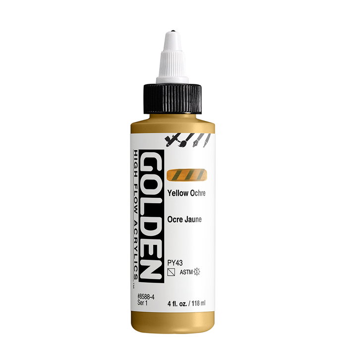 Golden High Flow Colores Acrílicos Amarillo Ocre 118 ml Golden High Flow Colores Acrílicos Amarillo Ocre 118 ml
