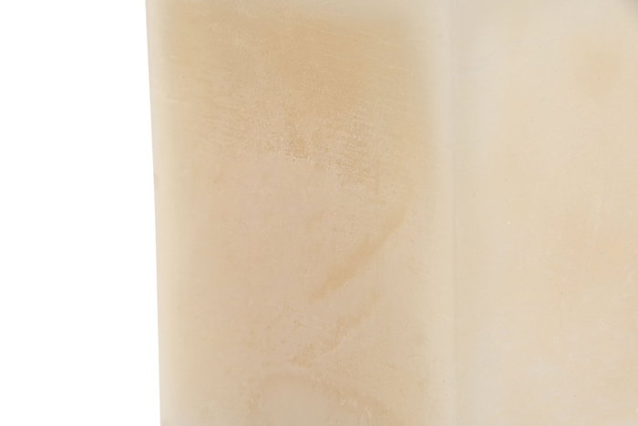 DKD Home Decor Vela Cuadrada de Cera de Parafina Crema 850g DKD Home Decor Vela Cuadrada de Cera de Parafina Crema 850g