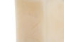 DKD Home Decor Vela Cuadrada de Cera de Parafina Crema 850g