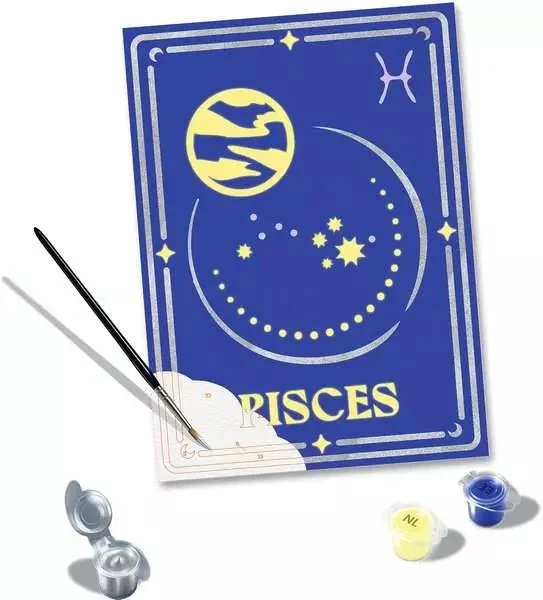 Ravensburger Kit de Pintura por Números CreArt Serie Trend D Zodiac: Piscis Ravensburger Kit de Pintura por Números CreArt Serie Trend D Zodiac: Piscis
