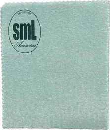 SML Gamuza de Limpieza Impregnada para Plata Maciza Talla SML