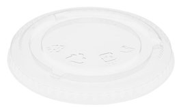 Duni Tapa Crystal 1, Desechable de RPET, Transparente, Diámetro 9.7 cm, Alto 9 cm, Paquete de 860 Unidades