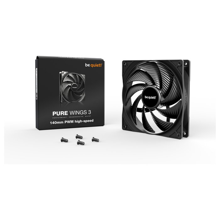 be quiet! Pure Wings 3 140mm PWM High-Speed Negro