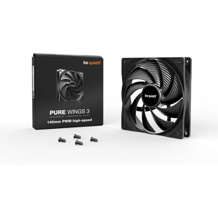Be Quiet Pure Wings 3 BL109 Ventilador de Caja 140 mm PWM Alta Velocidad