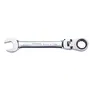 Ks Tools 503.4805 Juego de llaves combinadas de trinquete con cabeza inclinable y bloqueo, 8-19 mm, 5 piezas