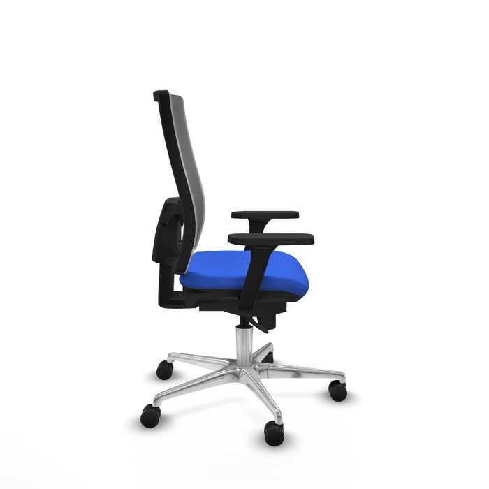 PIQUERAS Y CRESPO Silla de oficina Horna Azul y Gris con Mecanismo Sincro PIQUERAS Y CRESPO Silla de oficina Horna Azul y Gris con Mecanismo Sincro