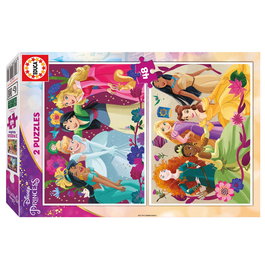 Educa Puzzle 2X48 Disney Princess 19675