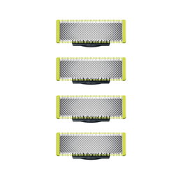 Philips OneBlade QP240/50 Pack de 4 Cuchillas de Repuesto Plata