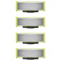 Philips OneBlade QP240/50 Pack de 4 Cuchillas de Repuesto Plata
