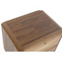 DKD Home Decor Mesita de Noche Acacia y Metal 32 x 55 x 44 cm