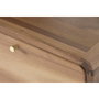 DKD Home Decor Mesita de Noche Acacia y Metal 32 x 55 x 44 cm