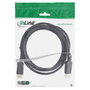 InLine Cable DisplayPort 1.4 8K4K Negro con Contactos Dorados 5m