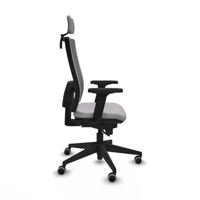 PIQUERAS Y CRESPO Silla de oficina Horna con mecanismo Sincro, Gris PIQUERAS Y CRESPO Silla de oficina Horna con mecanismo Sincro, Gris