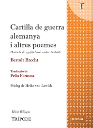 TRIPODE, Cartilla de guerra alemanya i altres poemes, Bertolt Brecht - TRIPODE
