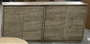 DKD Home Decor Buffet de Madera y Mármol Travertino Natural 180x40x85