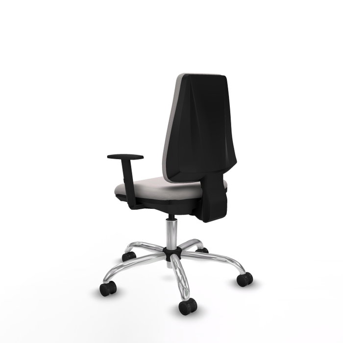 PIQUERAS Y CRESPO Silla de oficina Elche Blanca con Brazos 1D