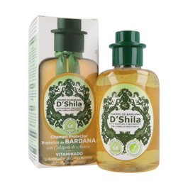 D'Shila Champú Bardana Proteico 300ml - Regenera, Nutre e Hidrata
